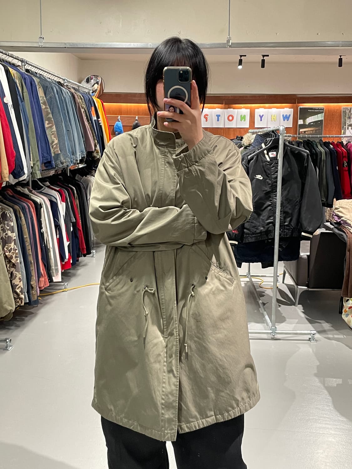 에잇세컨즈 피쉬테일 야상 자켓 상품이미지2