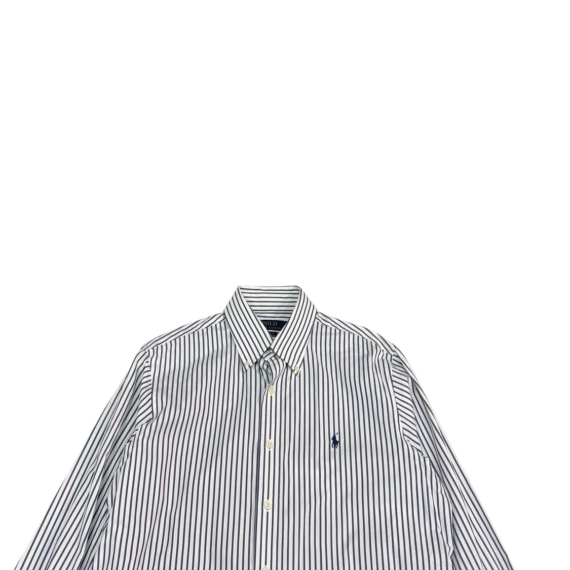 폴로 랄프로렌 QR 클래식 핏 스트라이프 셔츠 상품이미지2