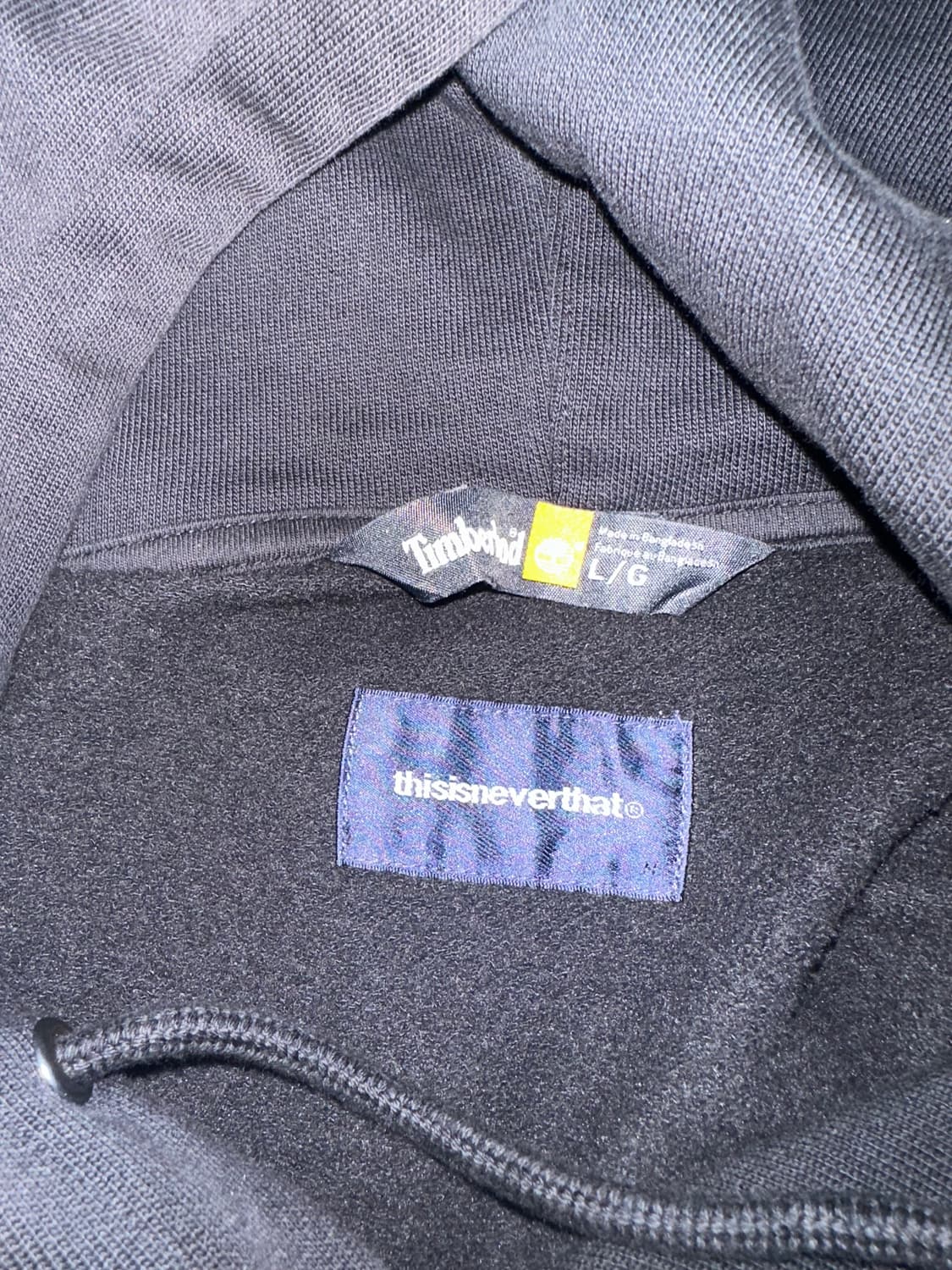 디스이즈네버댓x팀버랜드 후드티 L 상품이미지3