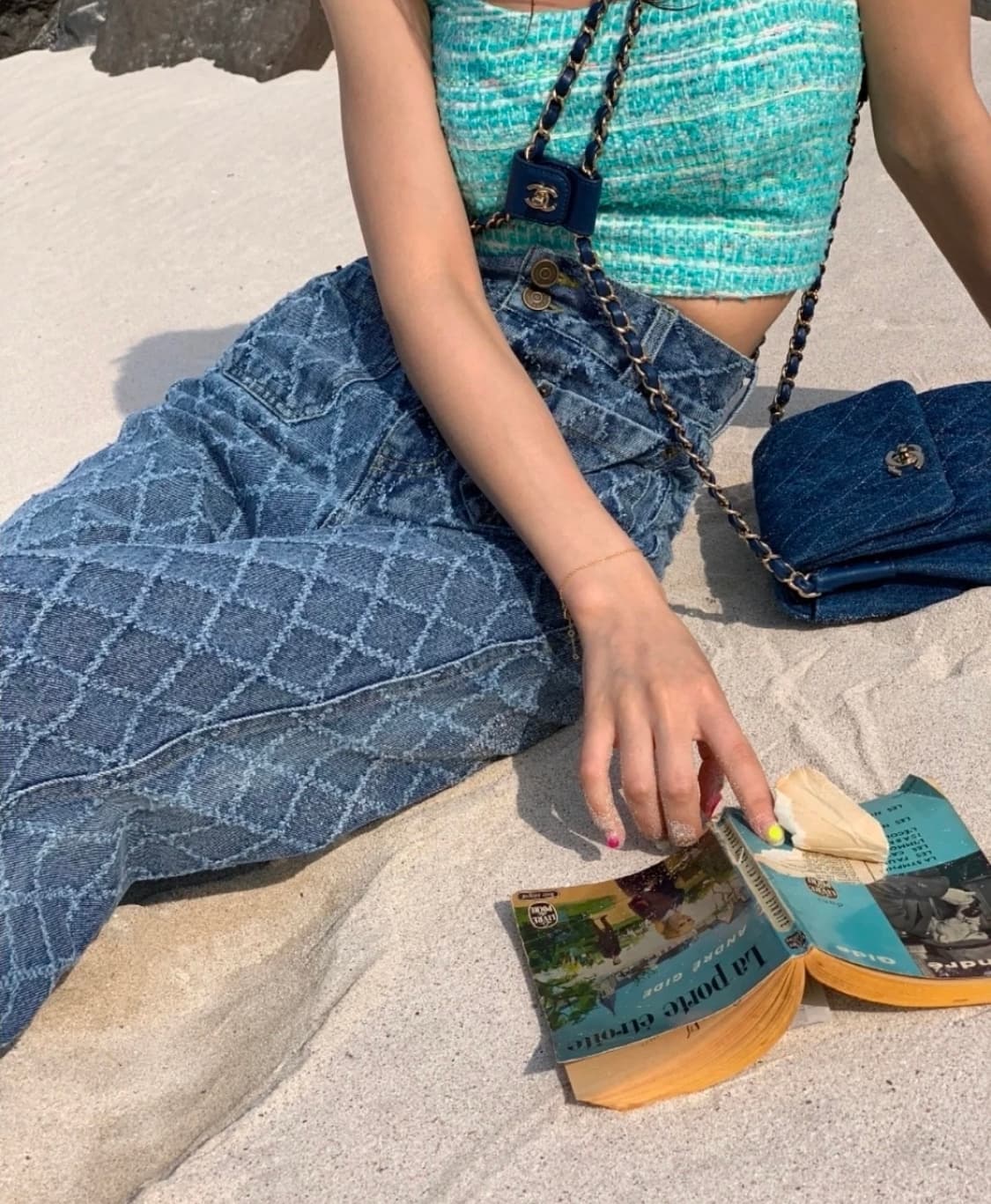 서쿠키 데님팬츠 S 상품이미지1