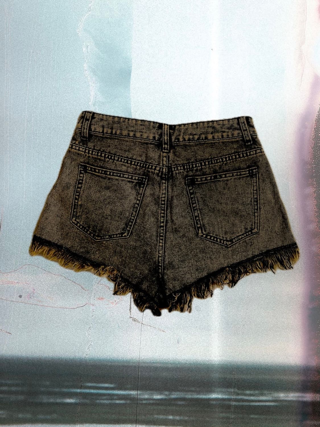 워싱 반바지 상품이미지2