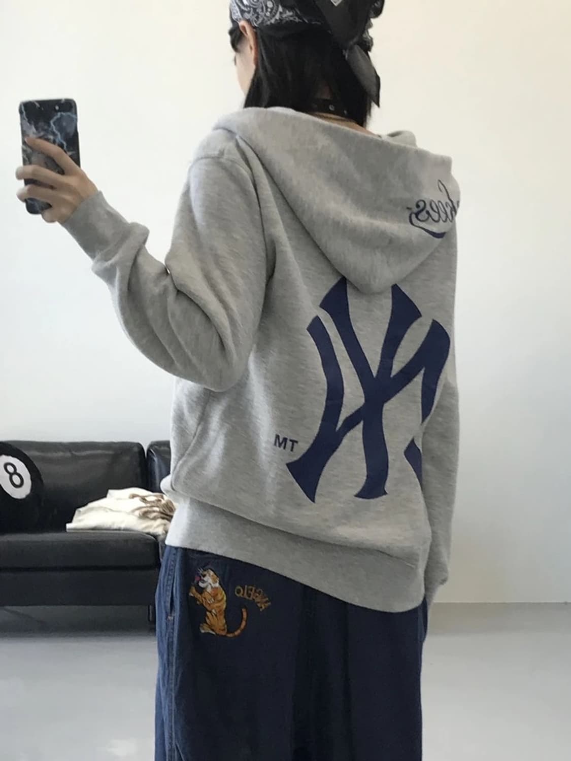 ANAP 재팬 X 뉴욕 양키스 후드 상품이미지1
