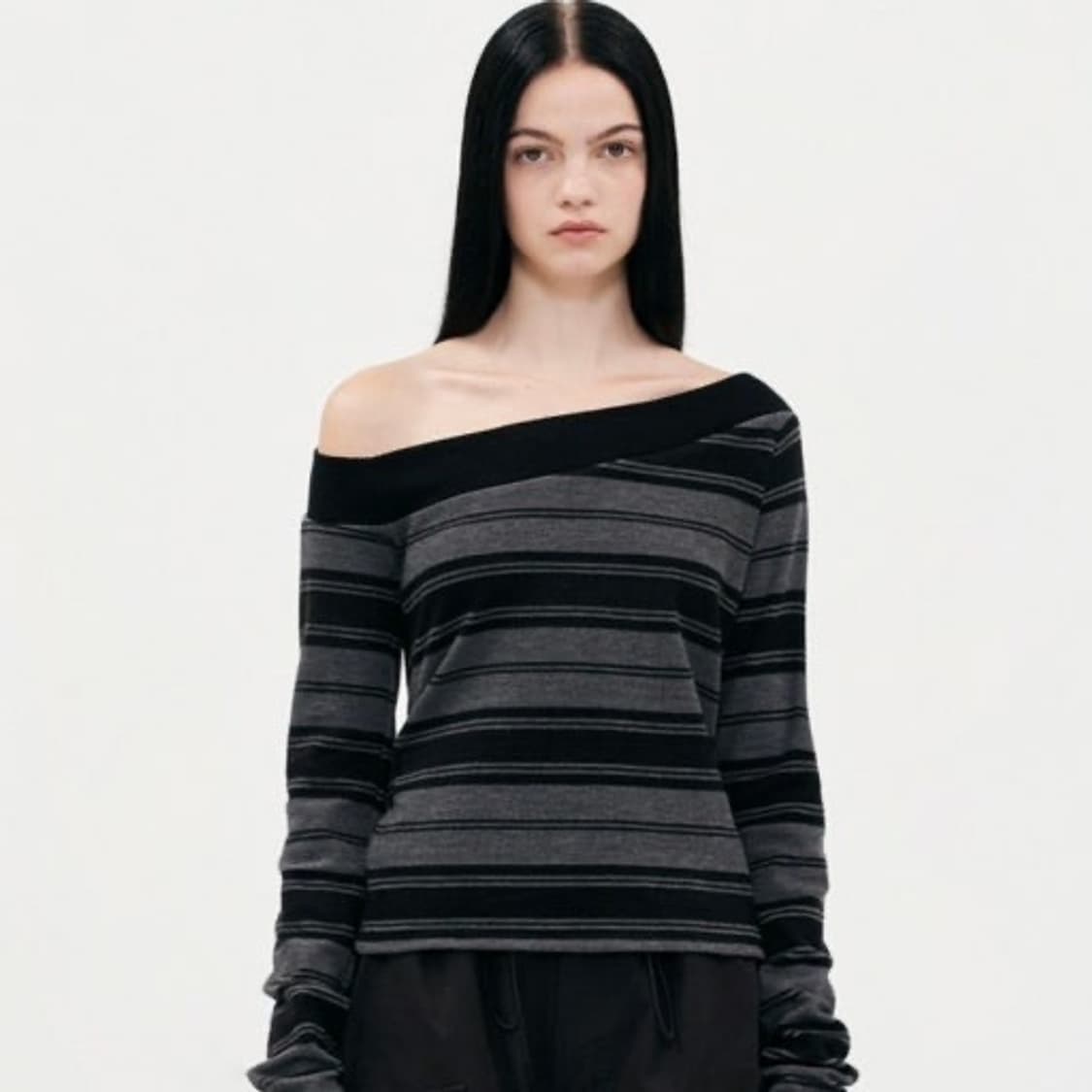 밀로우먼 스트라이프 오프숄더  상품이미지1