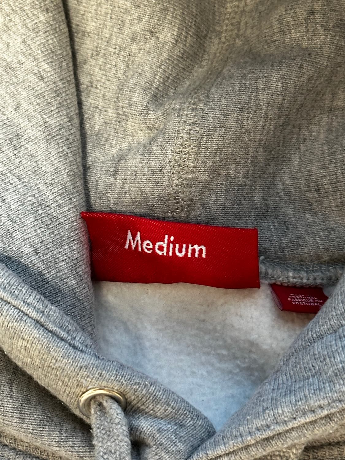 슈프림 바시티 후드 스웨트셔츠 헤더 그레이- 23FW 상품이미지3