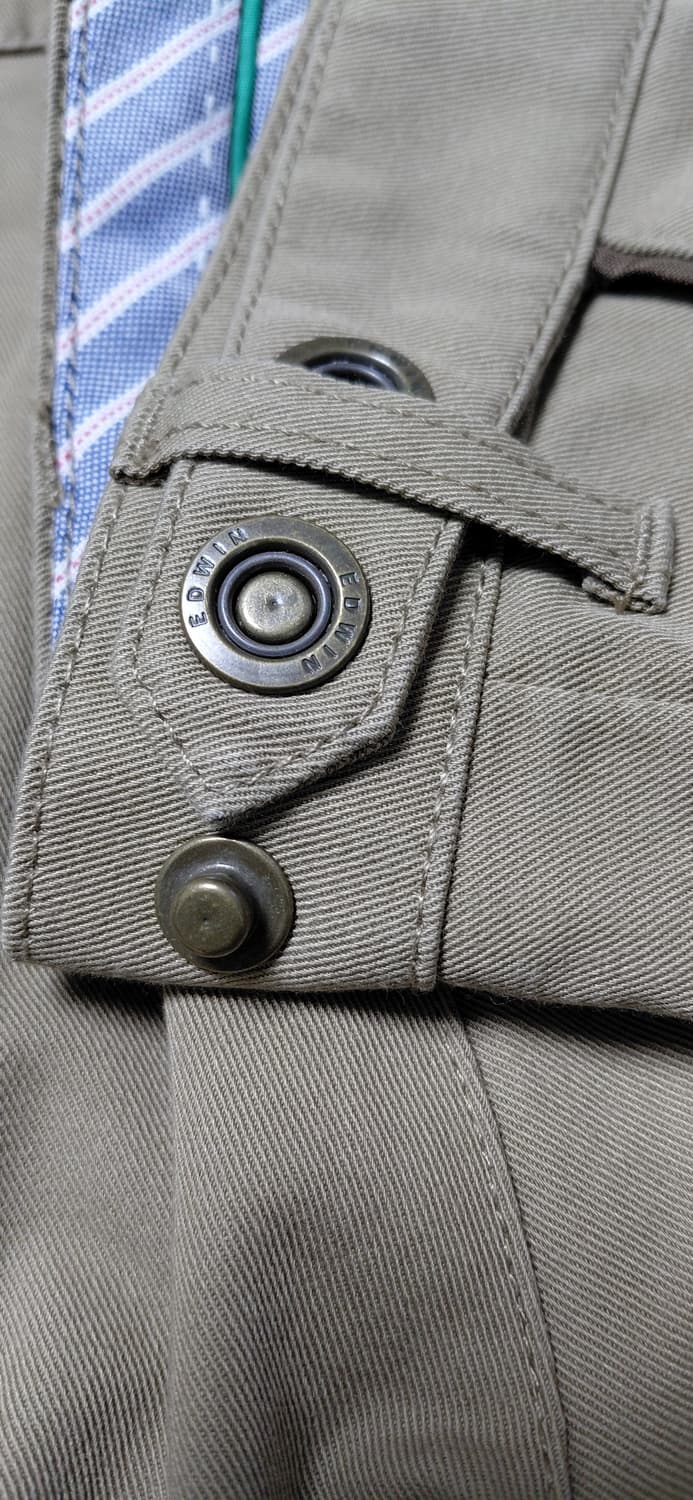 [EDWIN] 에드윈 K503 클래식 치노 팬츠 (29사이즈/카키) 상품이미지9