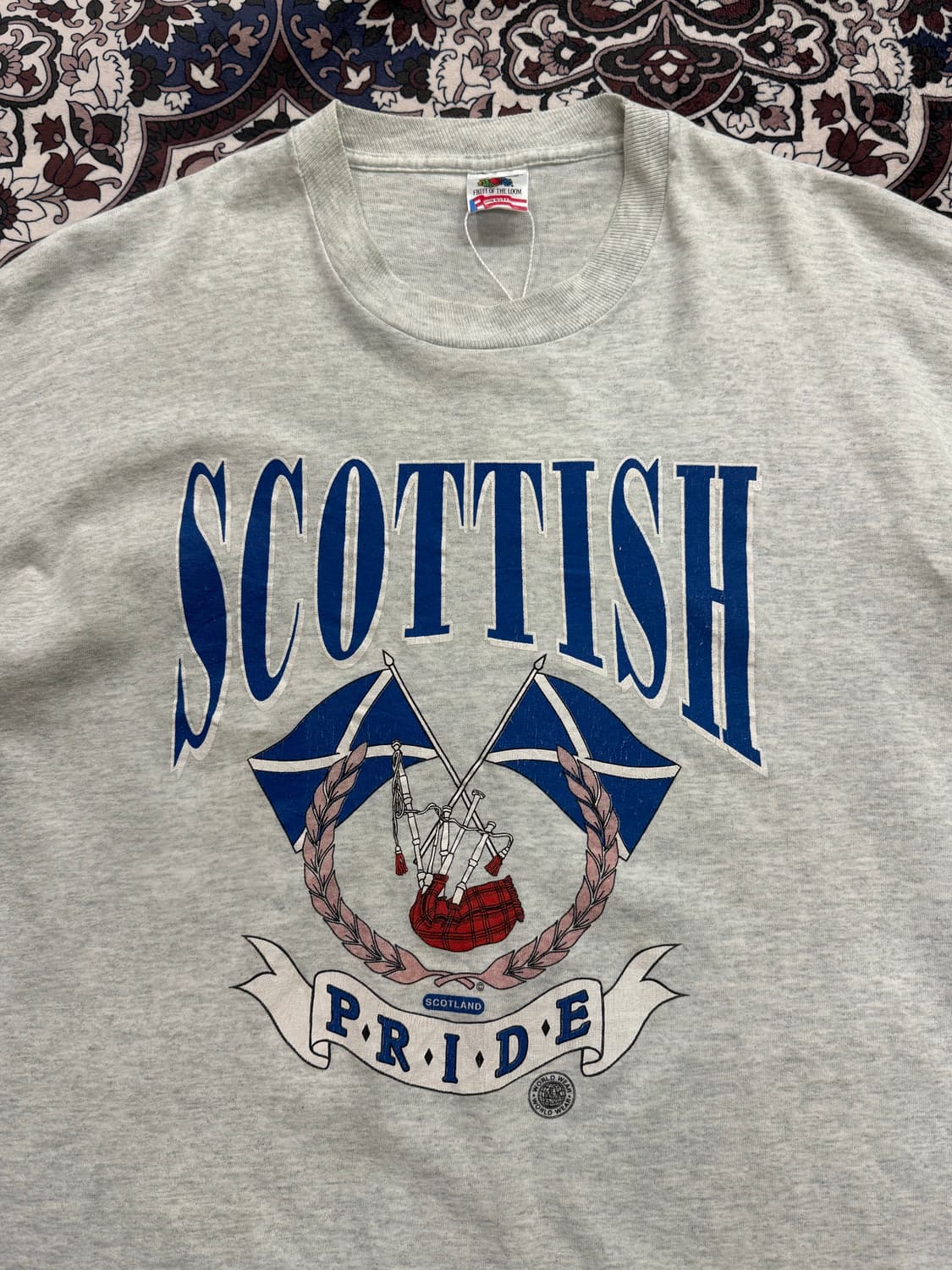 90s scottish 싱글스티치 반팔티셔츠 상품이미지2