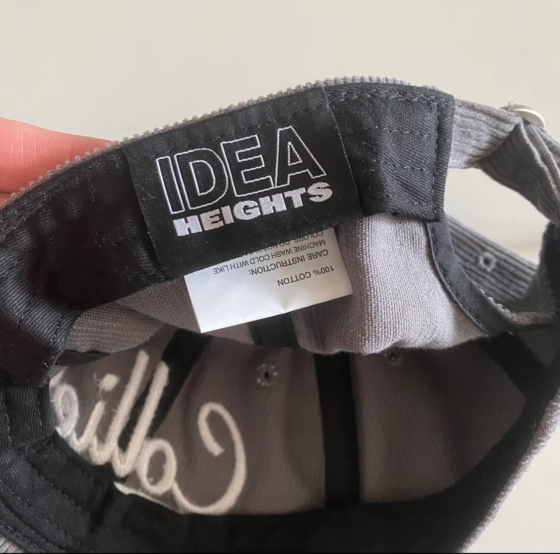 IDEA x heights 콜리어 코듀로이 캡 상품이미지3