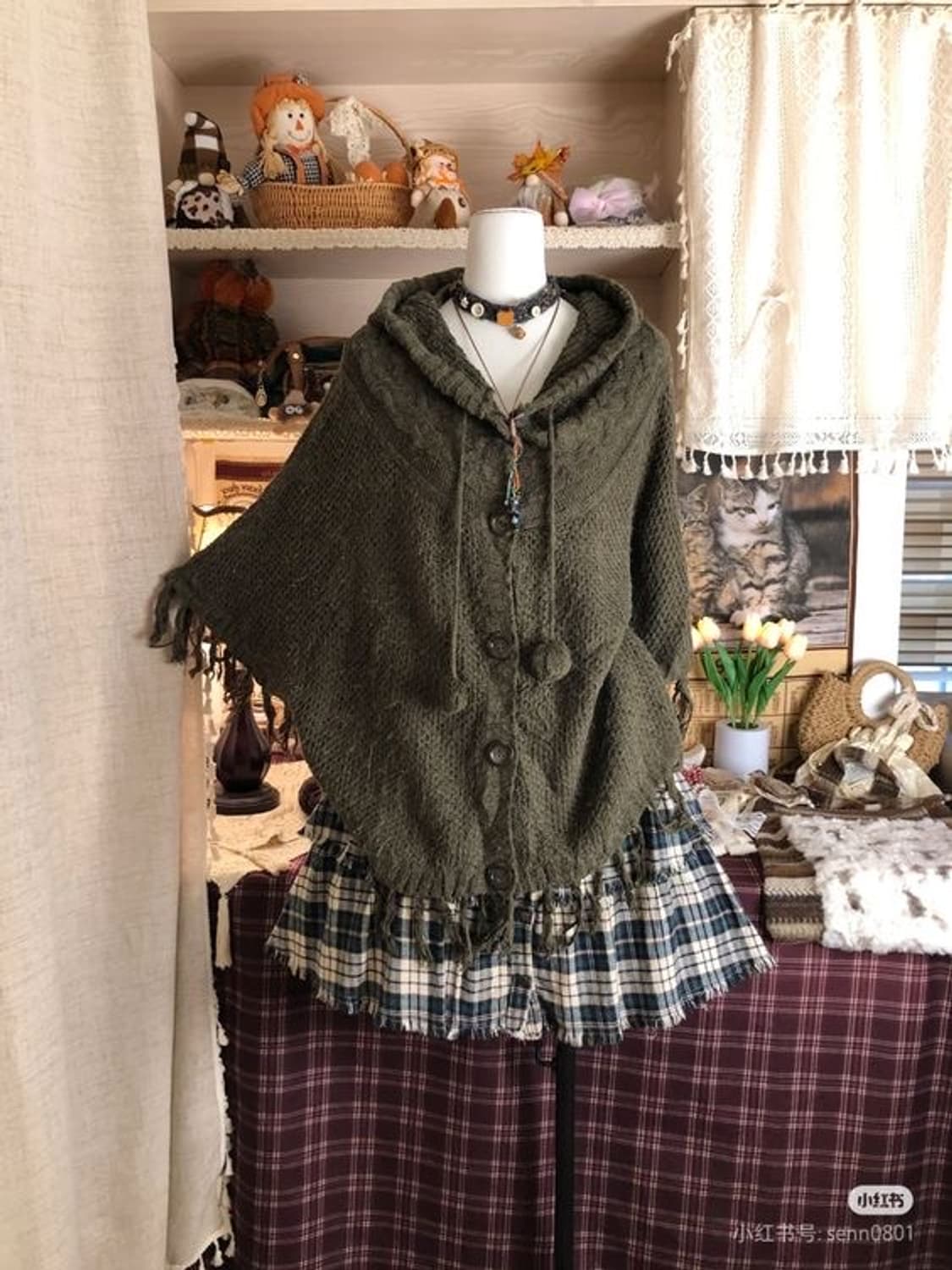 후기O 고퀄 모리걸 빈티지 랜박 랜덤박스 리즈리사 원피스 스커트 니트 상품이미지4