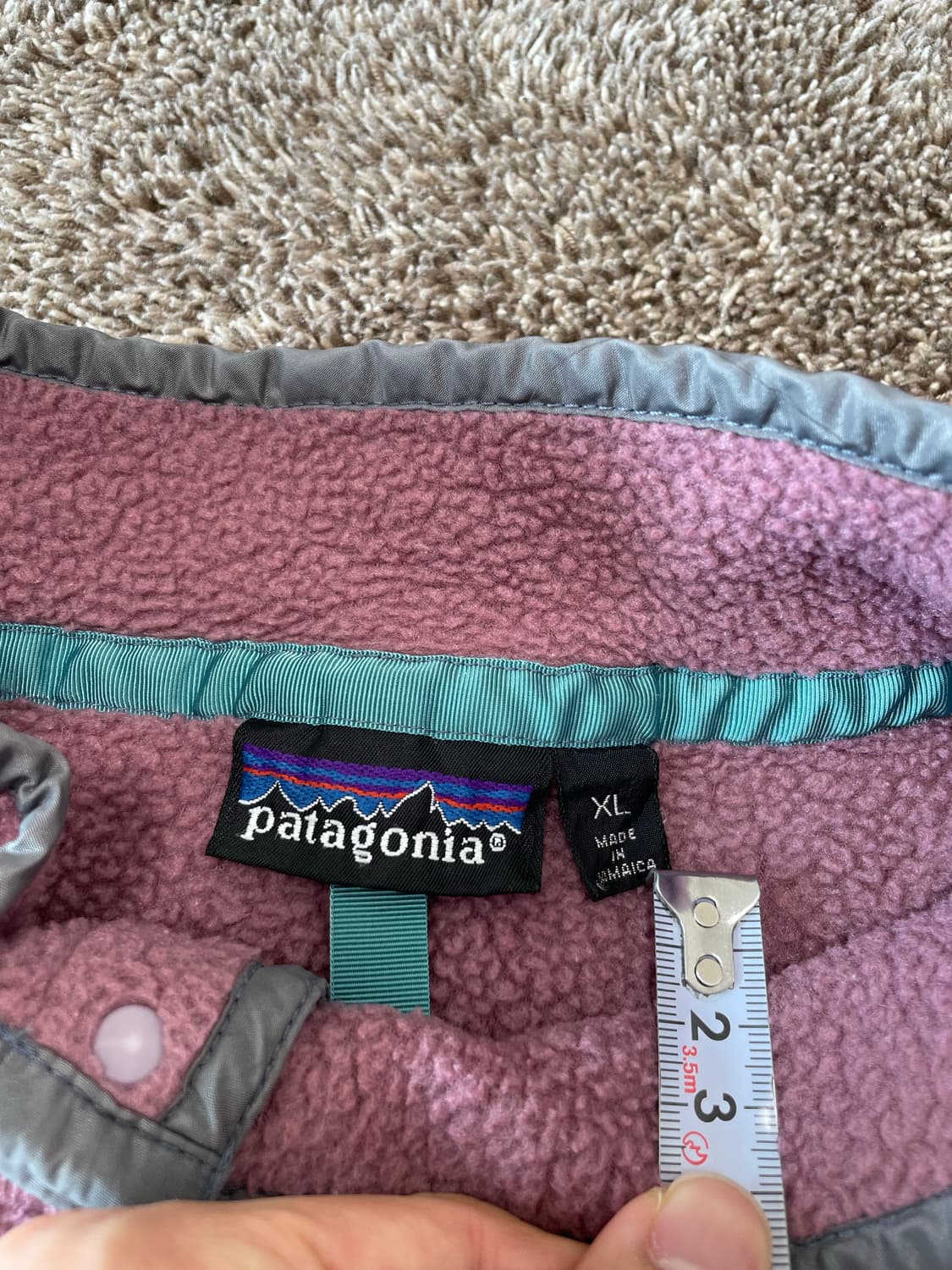 90s Patagonia synchilla 빈티지 신칠라 라벤더 상품이미지4