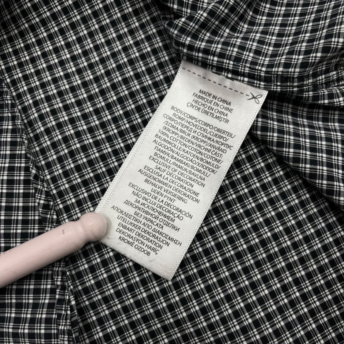 폴로 랄프로렌 블랙포니 블랙 체크 셔츠 M 상품이미지6