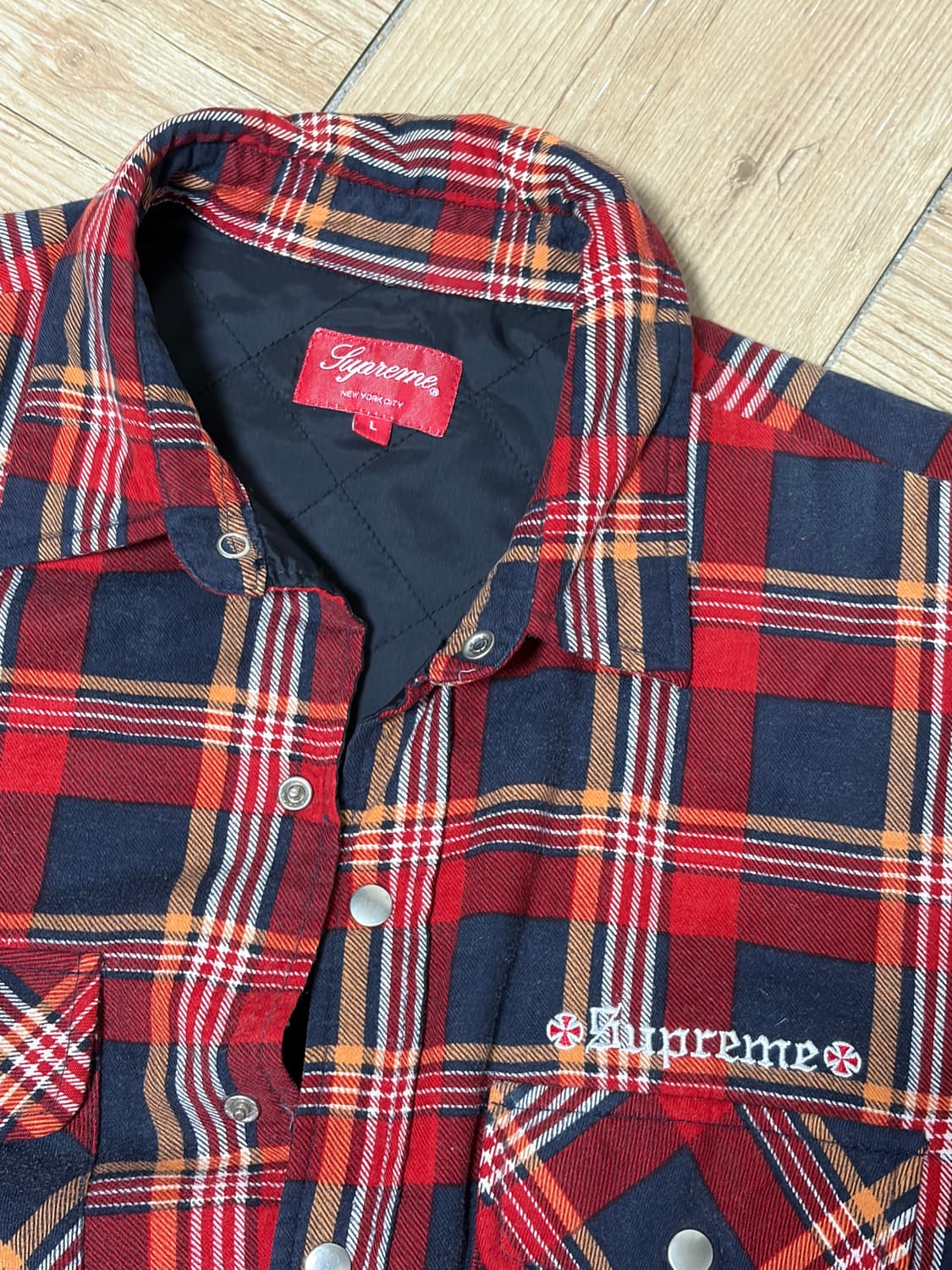 L) 슈프림 인디펜던트 패디드 셔츠 상품이미지3