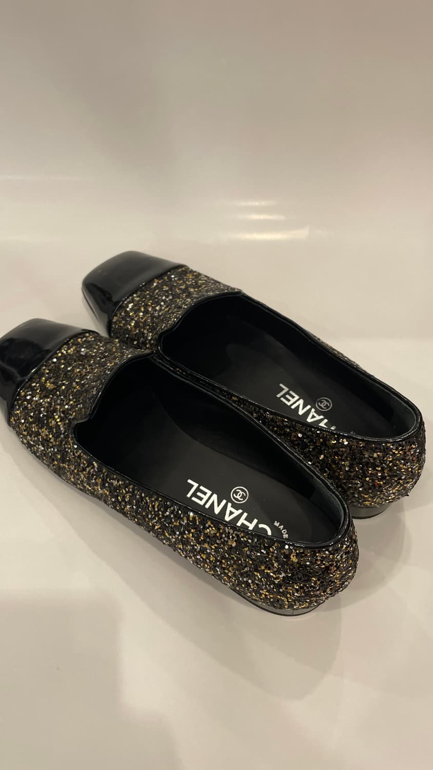 샤넬 글리터 펌프스 38C 상품이미지6