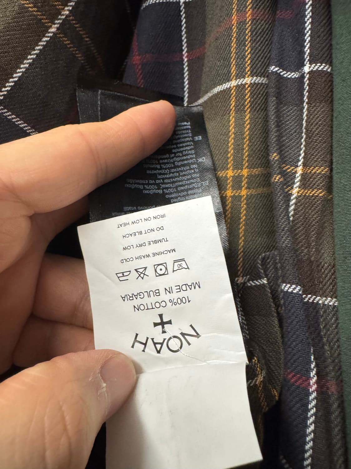 바버 x 노아 뽀빠이 비데일 논왁스 자켓 상품이미지7