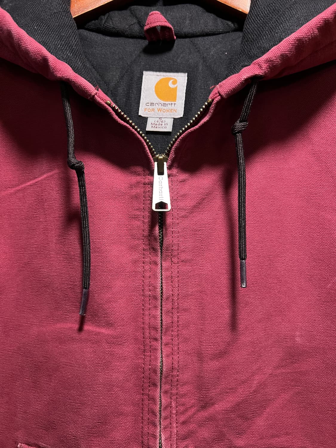 [S]칼하트 USA WJ130 브릭레드 액티브 워크자켓 상품이미지3