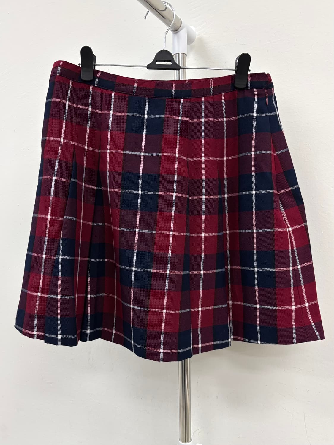 빈티지 레드 체크 스커트 상품이미지4