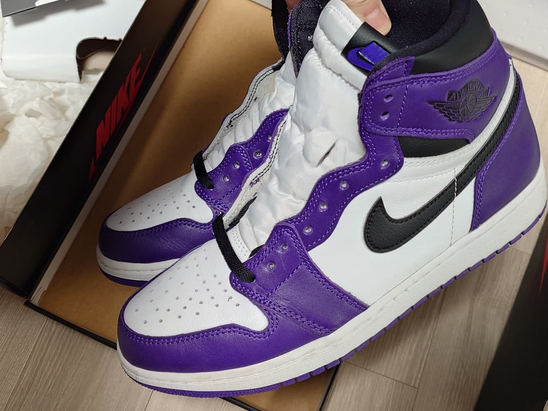 [270] 나이키 에어 조던 1 하이 코트 퍼플 상품이미지4
