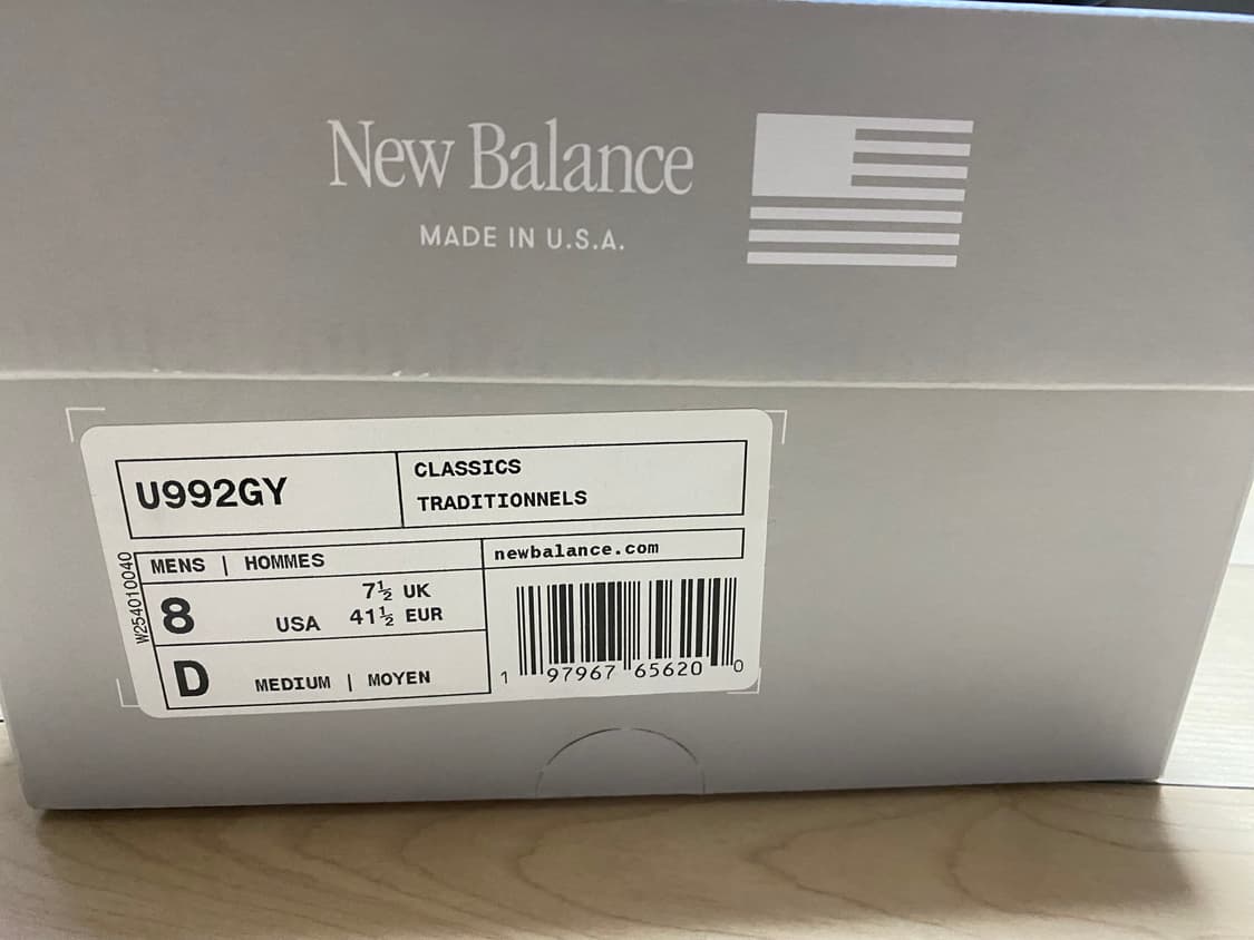 뉴발란스 992 그레이260 상품이미지3