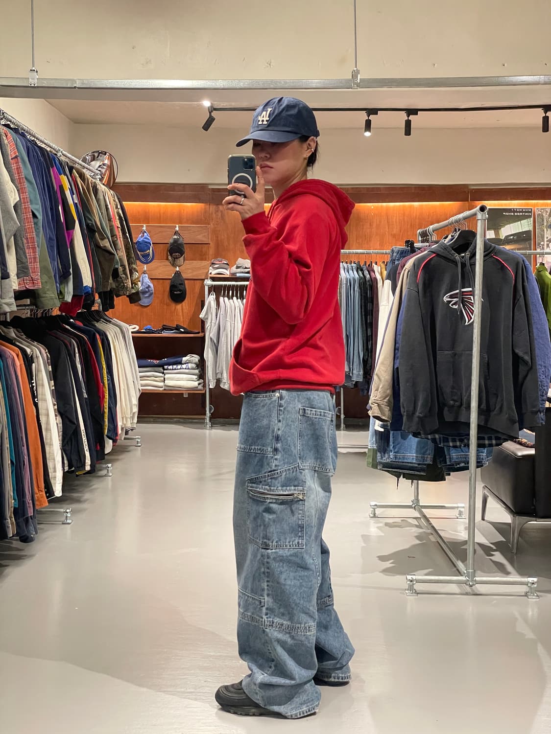 아디다스 빅로고 후드 티셔츠   상품이미지4