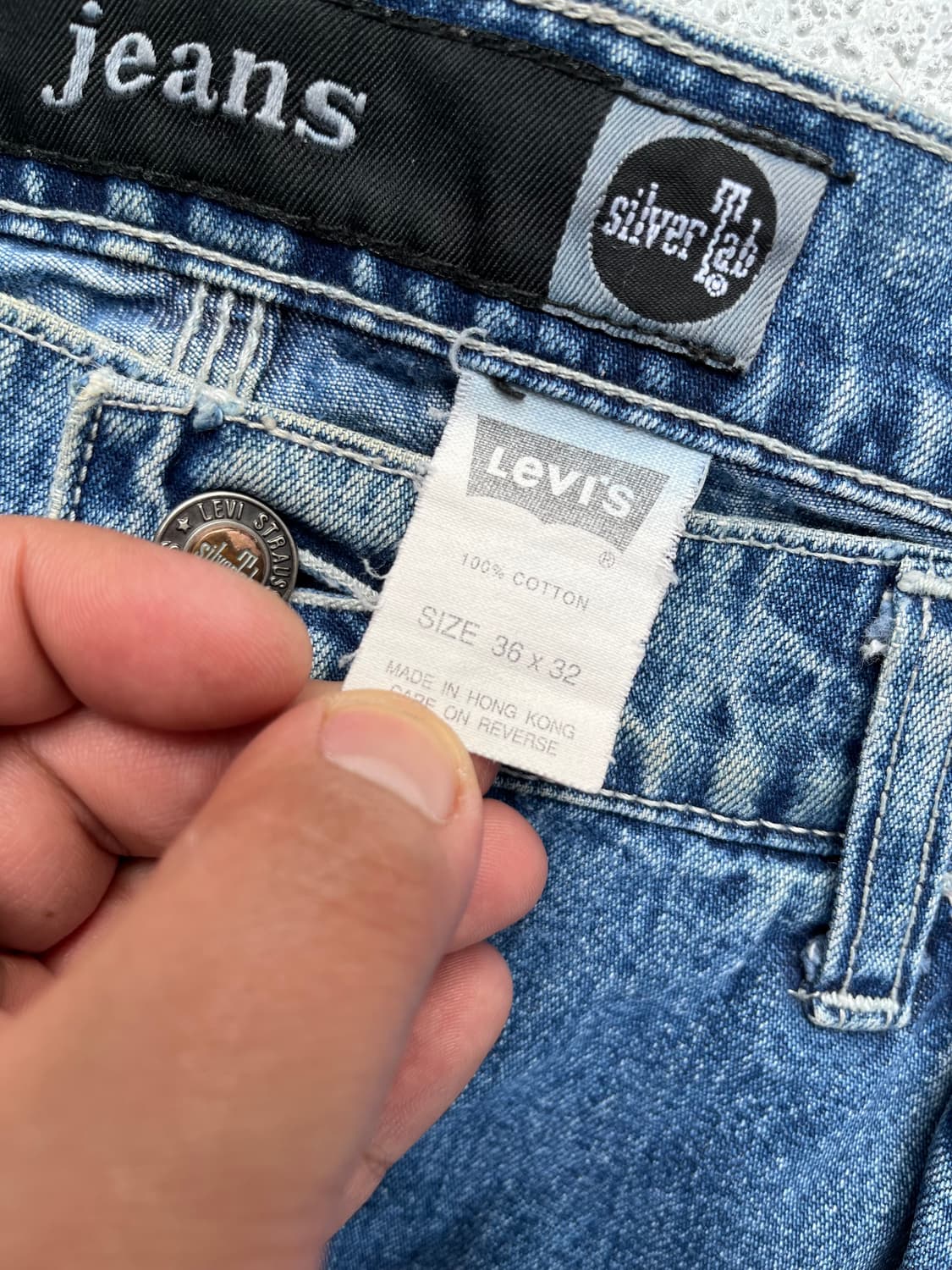 36) 2000s Levis Silver Tab Baggy Jeans 상품이미지8