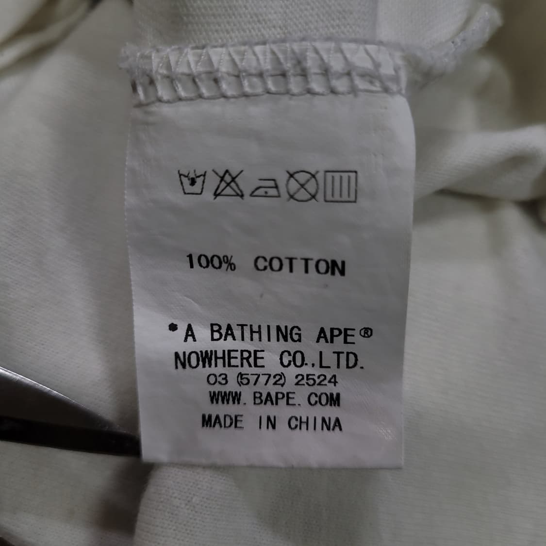 BAPE 베이프 파이레츠 스토어 빈티지 레글런 빅로고 셔츠 상품이미지6