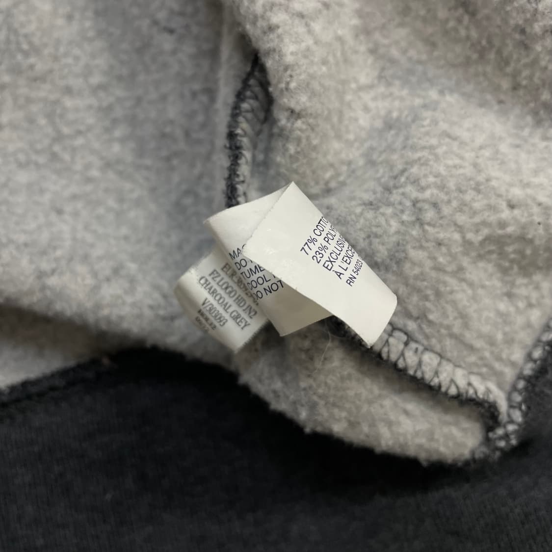 갭 Gap 스펠 로고 후드집업 그레이 상품이미지5