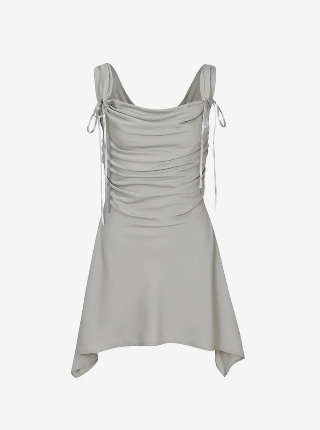 (텍o) 페인오어플레져 듀 카울 드레스 원피스 그레이 상품이미지2