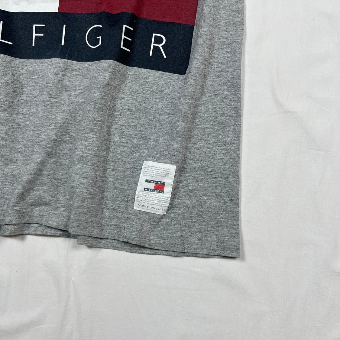 90‘s 타미힐피거 tommy hilfiger 빅플래그 반팔티 상품이미지4