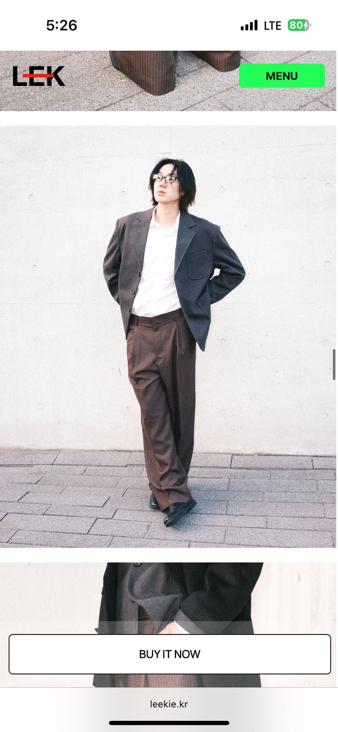 (M) Leeki 6 Am Trousers / 4 seasons 상품이미지1