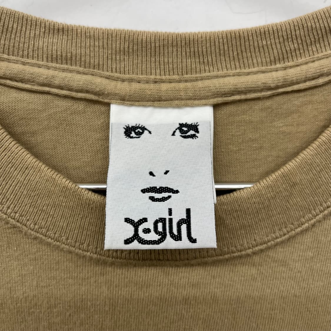 XGIRL 반팔티 카키색 여성M 상품이미지3