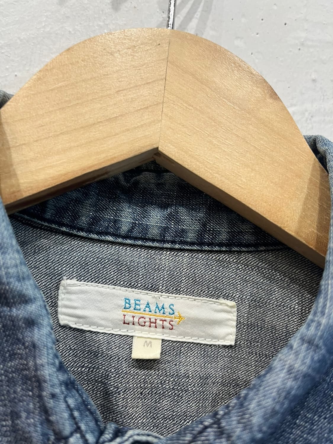 Beams lights 빔즈 라이트 데님셔츠 상품이미지5