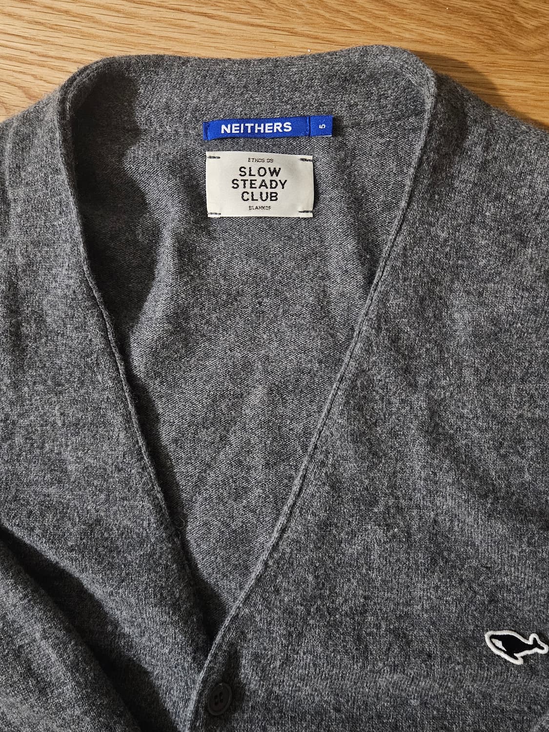 네이더스 가디건 차콜 5사이즈 상품이미지2