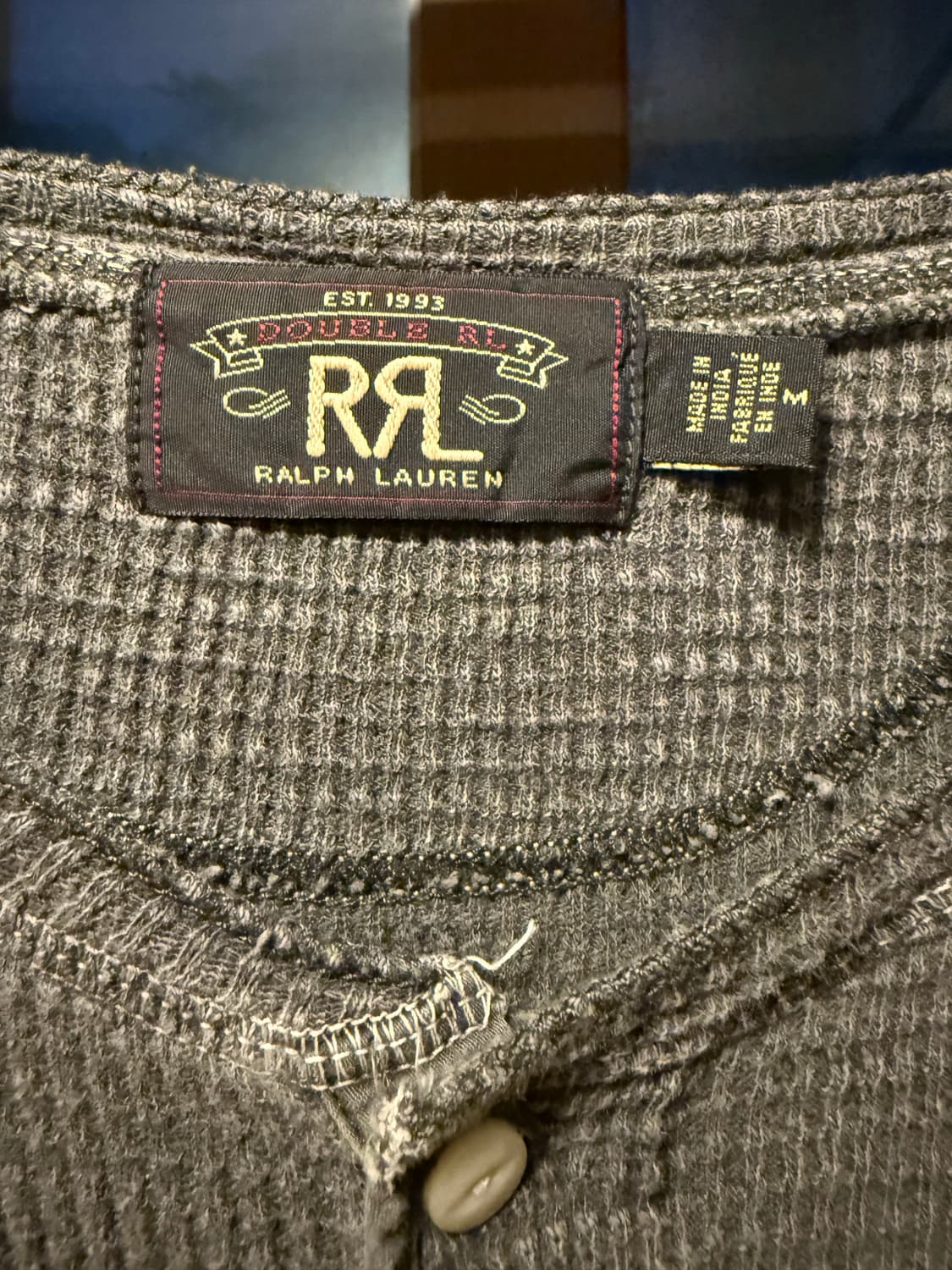 RRL 헨리넥 티셔츠 M  상품이미지3
