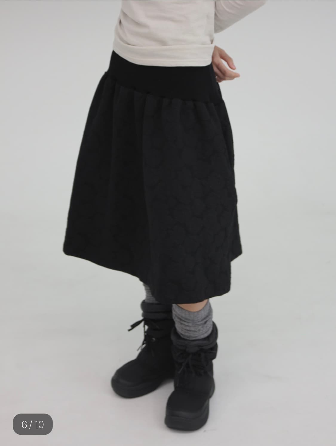 아모르샤이 BANDING MIDI SKIRT JACQUARD 상품이미지2