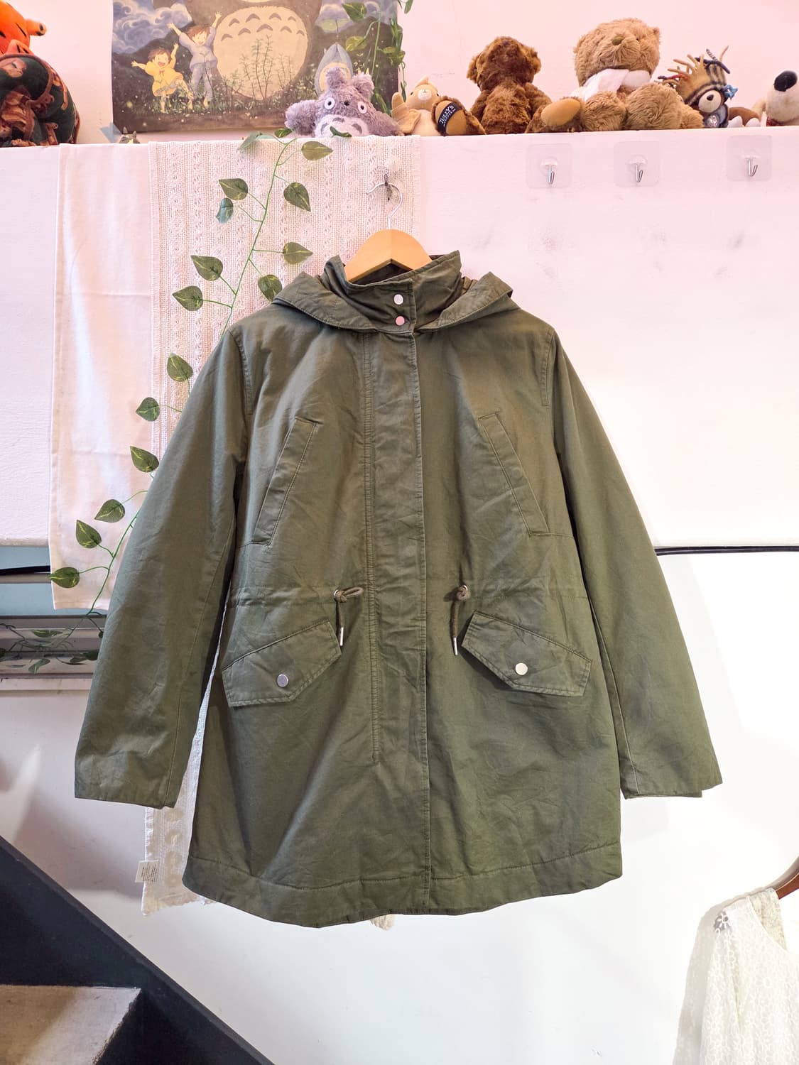 누빔 안감 오버핏 야상 상품이미지1