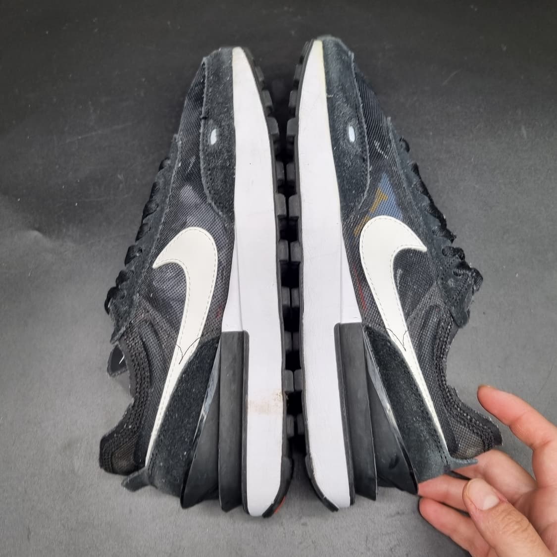 나이키 와플원 검흰 여성운동화240 상품이미지5