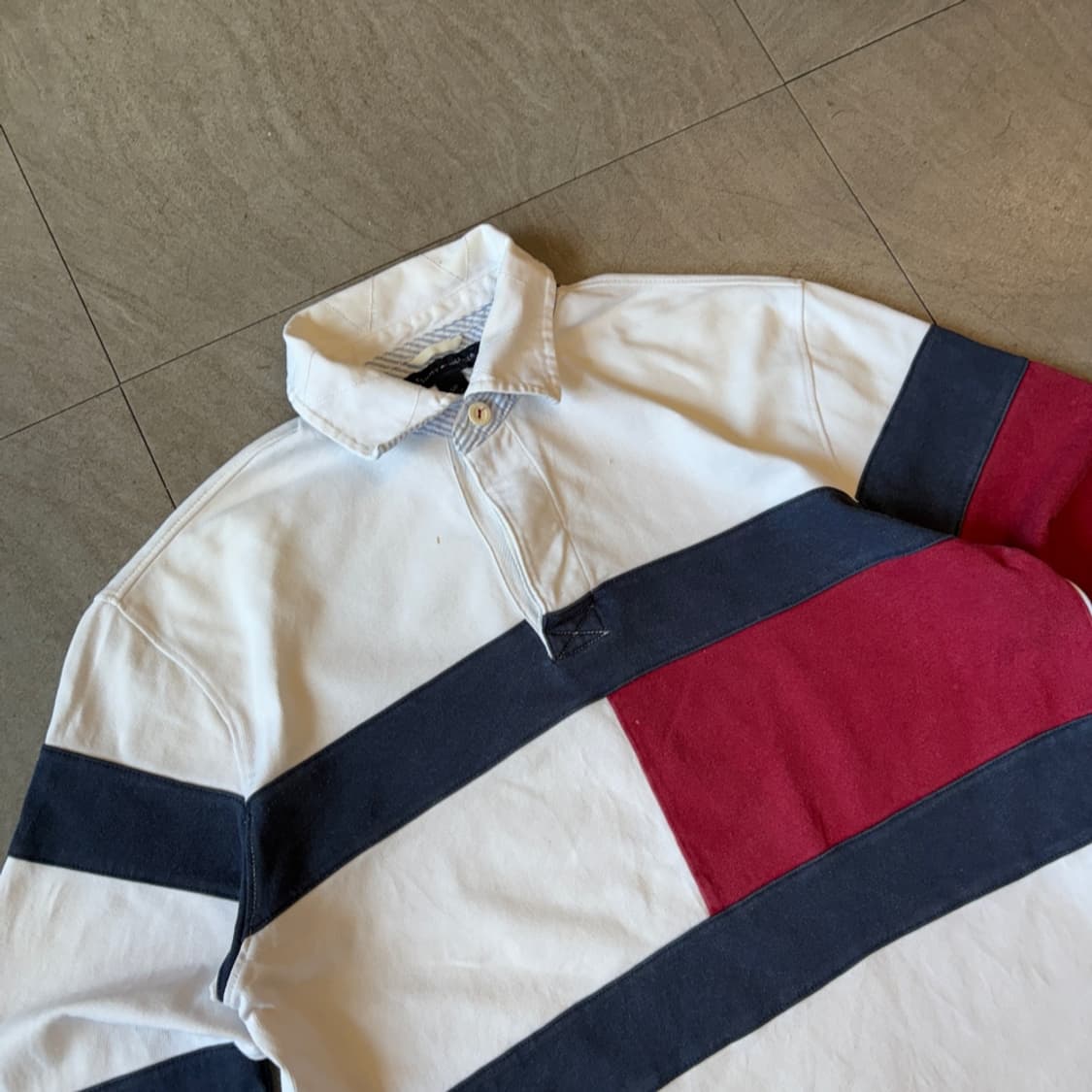 타미힐피거 정품 럭비 티셔츠 상품이미지2