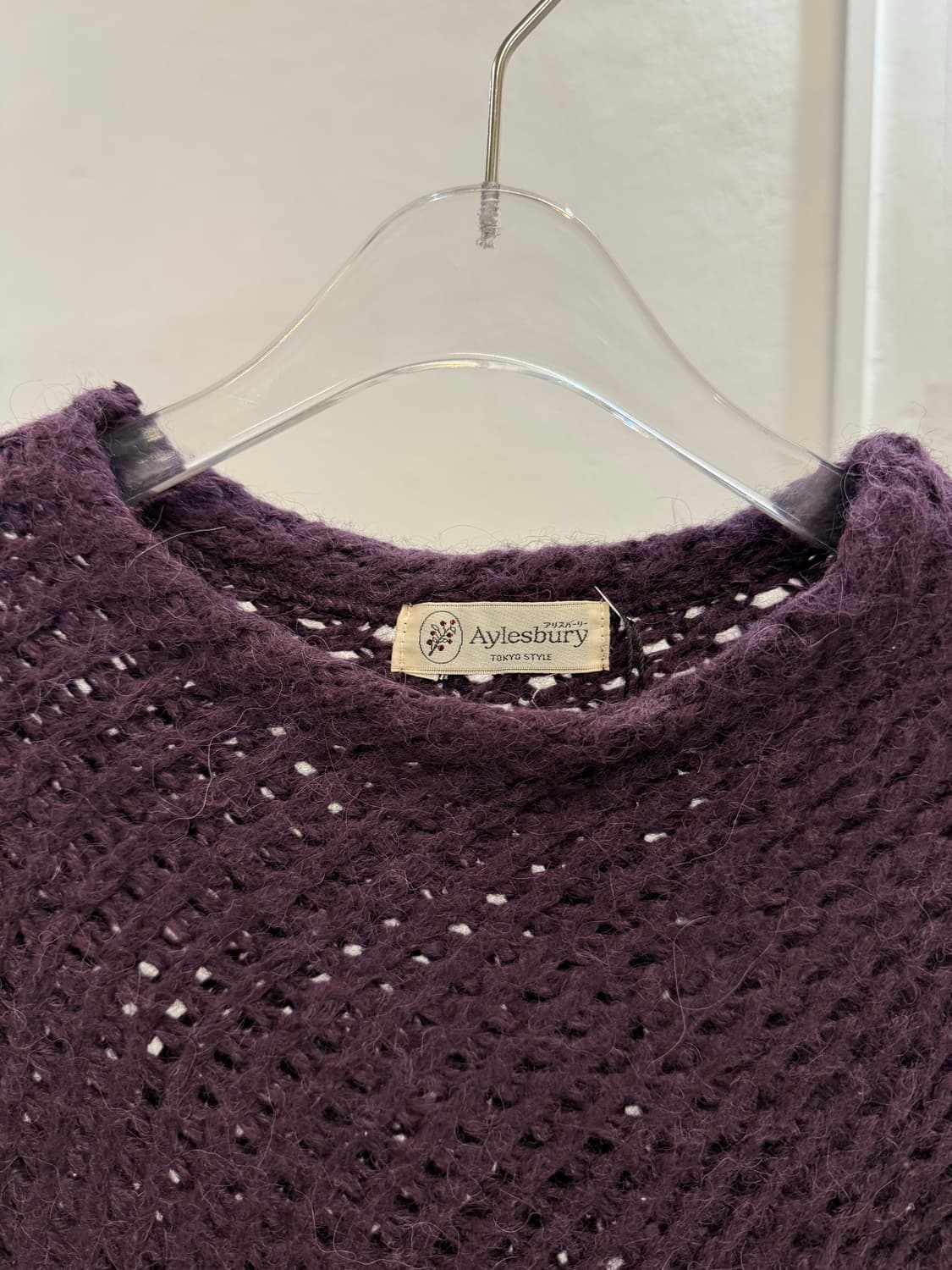 Aylesbury purple knit sweater   상품이미지3