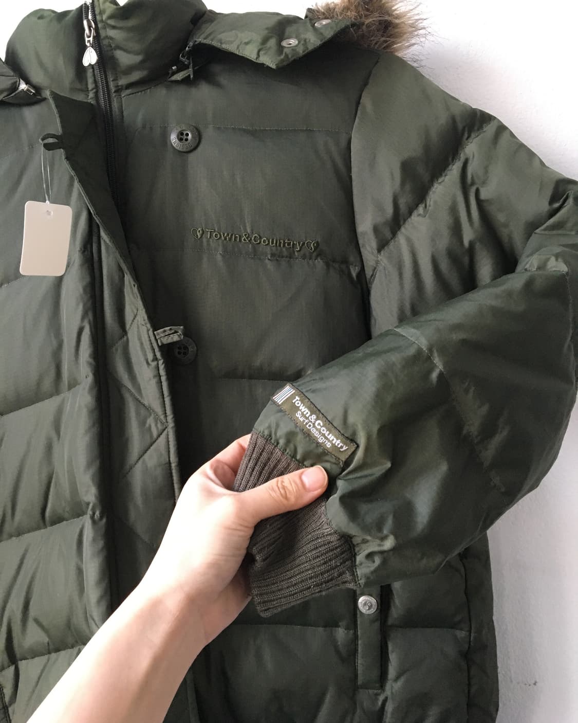 Fake fur hood jacket 상품이미지4