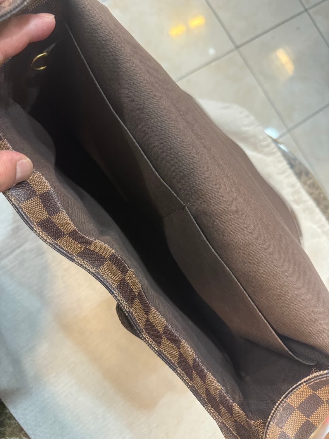 정품 루이비통 다미에 브로드웨이 메신저백 팝니다 상품이미지7