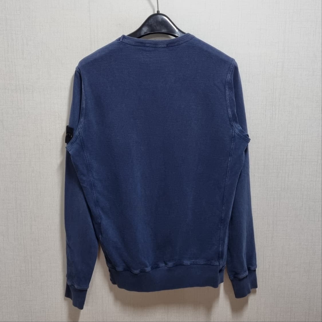 ( L ) 스톤아일랜드 네이비 맨투맨 티셔츠 상품이미지3