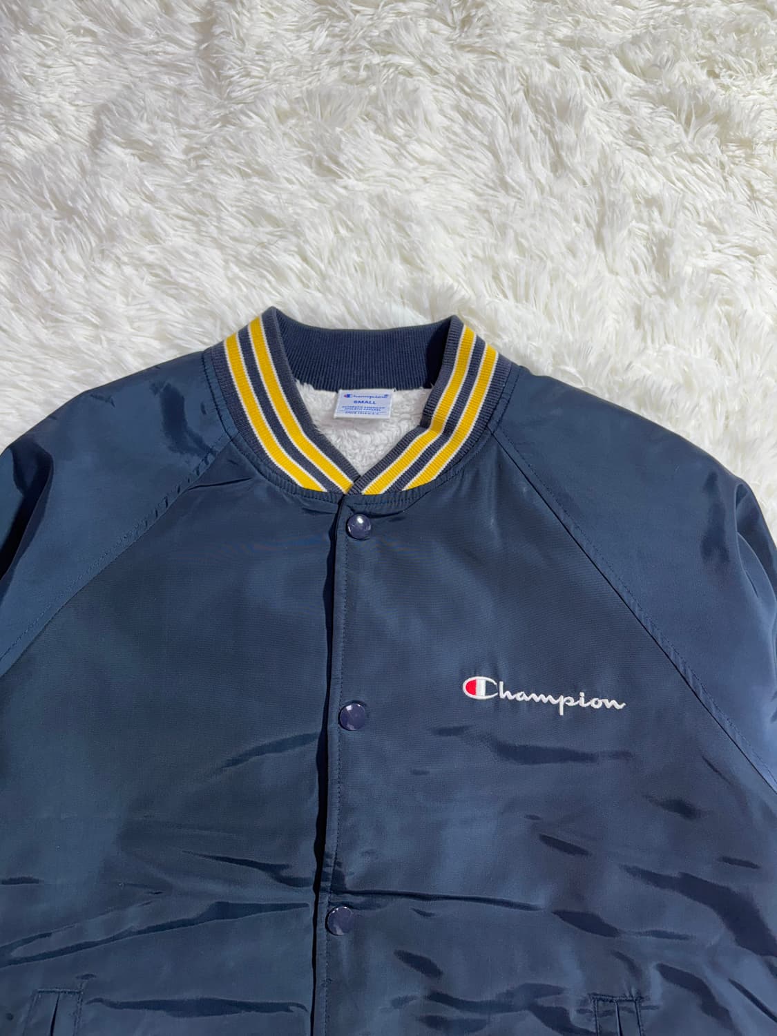 챔피온 JAPAN 네이비 양털안감 스타디움 자켓  상품이미지5
