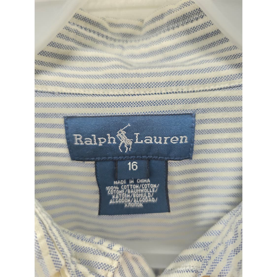 폴로 랄프로렌 스트라이프 셔츠 남방 M 상품이미지2