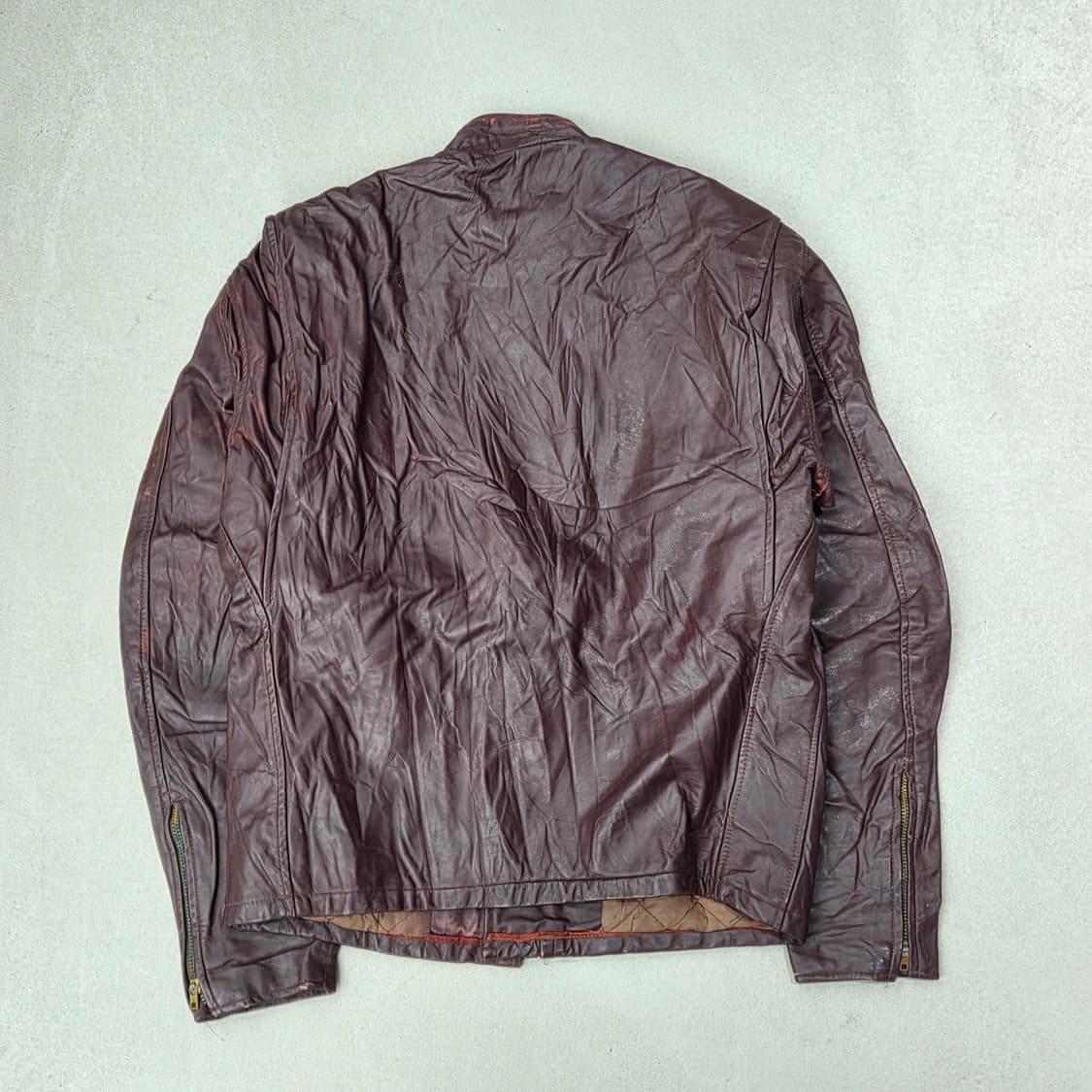 레드브라운 싱글라이더 레더자켓 s09183 상품이미지2