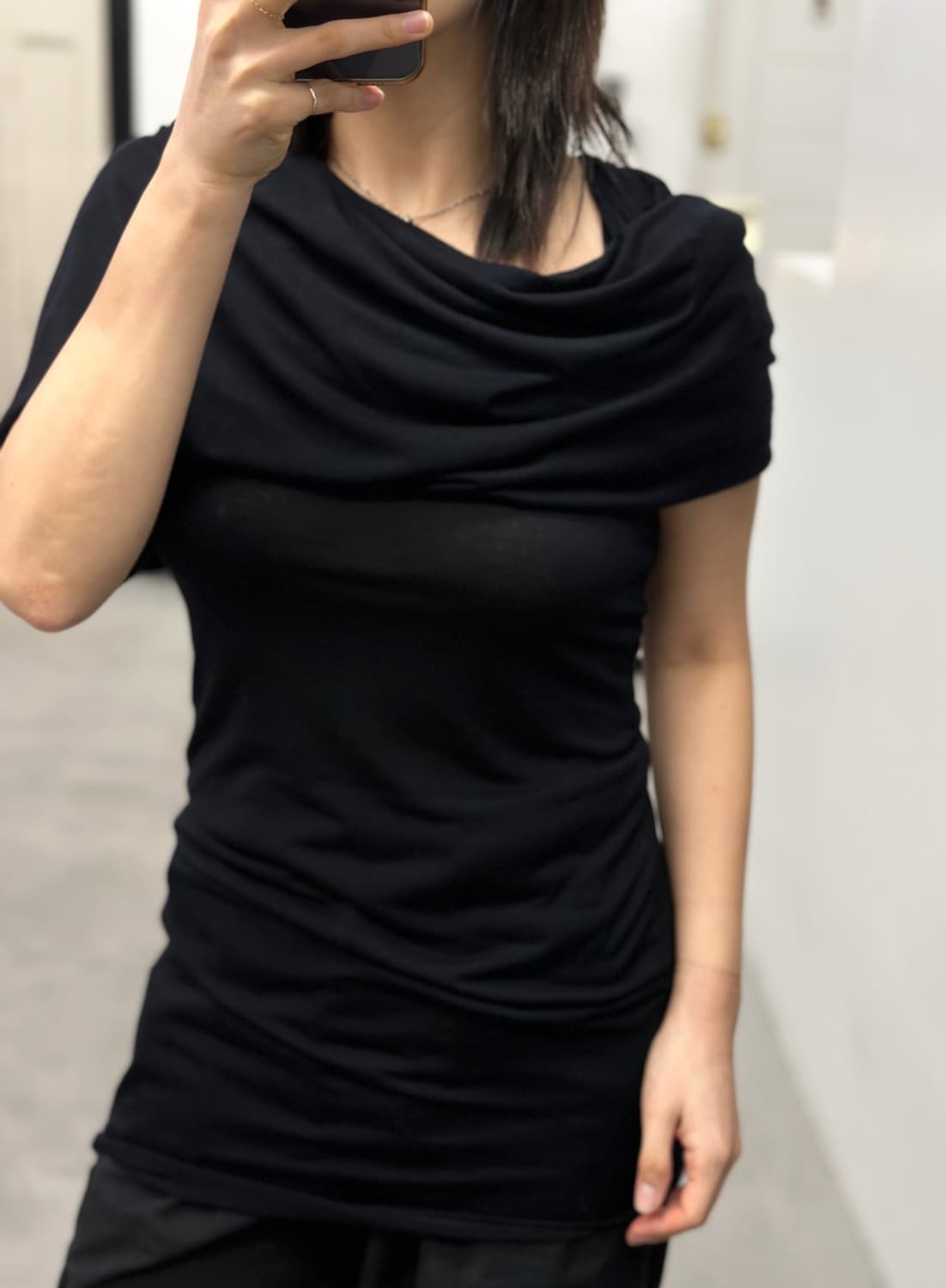 헬무트랭 레이어드 비대칭 원피스 상품이미지7