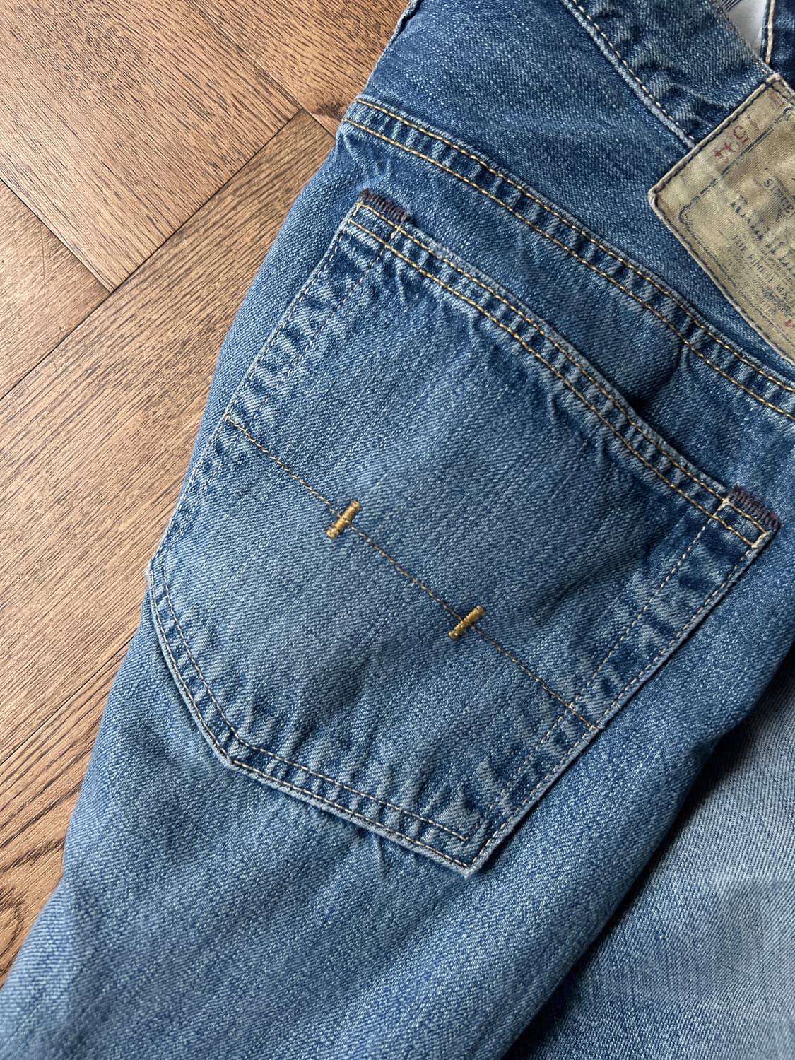 [32]폴로 랄프로렌 867 싱글 디스트로이드 스트레이트 데님 팬츠 상품이미지5