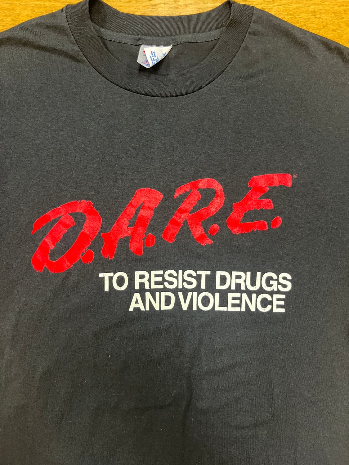 90s Hanes DARE 싱글 스티치 티셔츠 상품이미지3