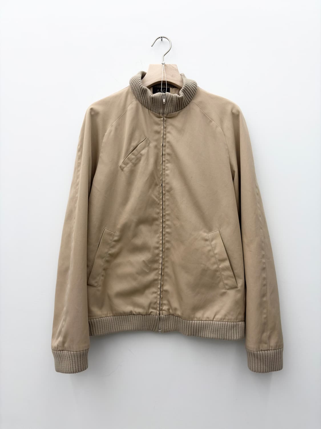 BEIGE COTTON JACKET 상품이미지1