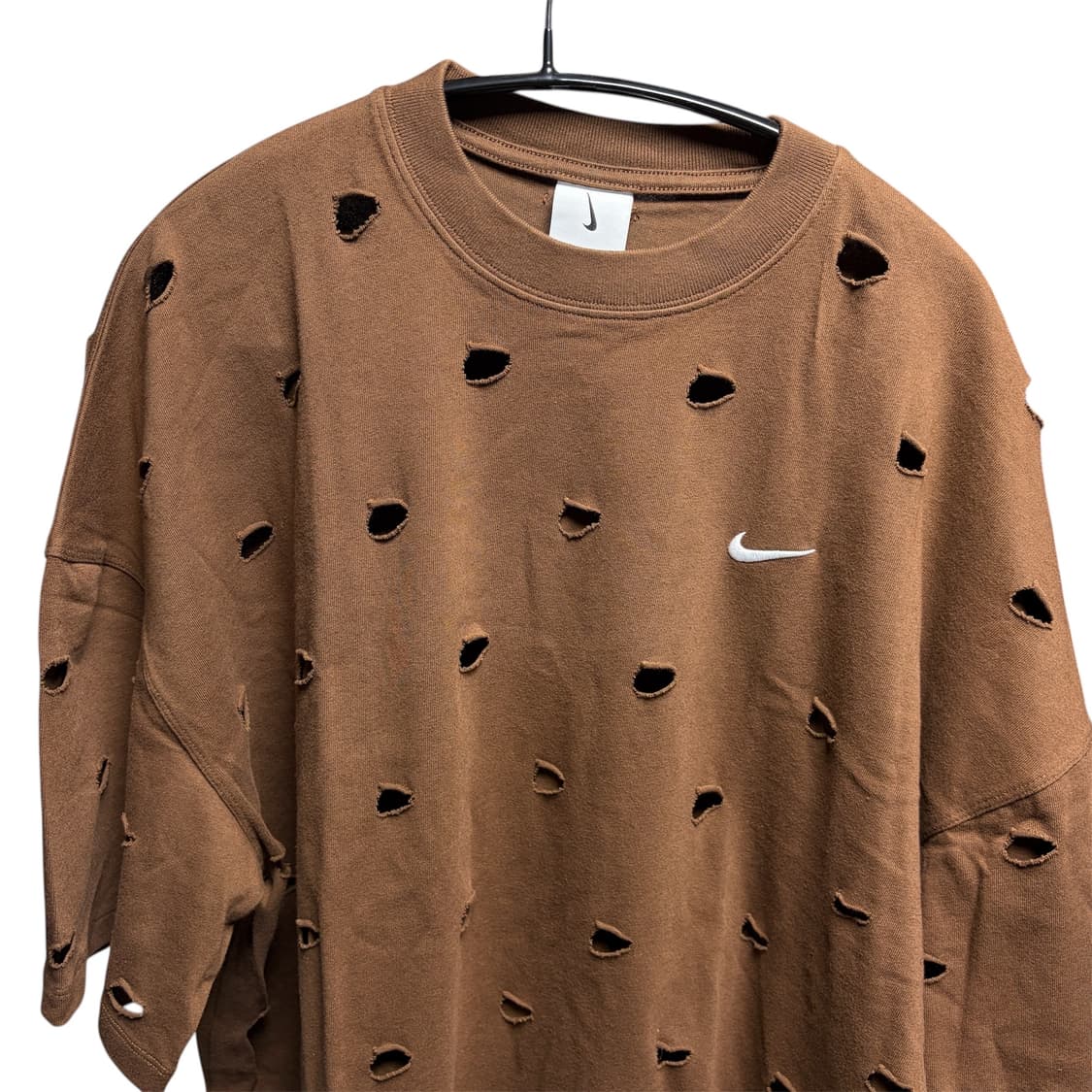 자크뮈스 x 나이키 스우시 티셔츠 브라운 L 상품이미지2