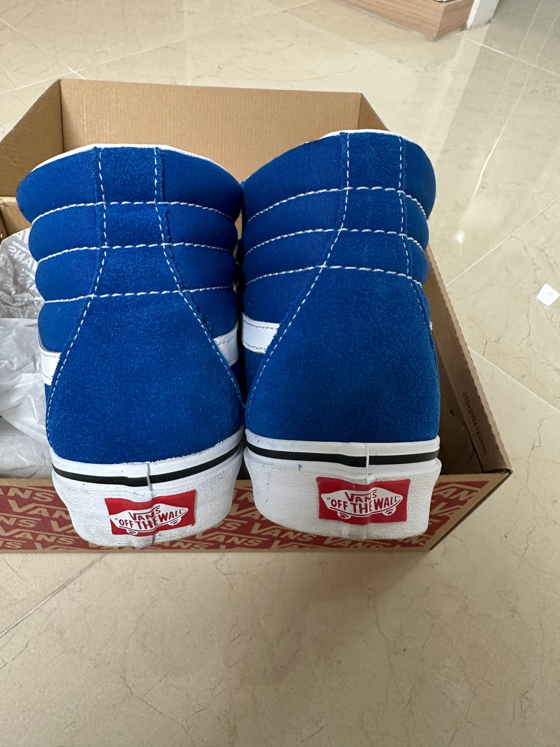 반스 스케이트 하이탑 스니커즈 블루 (240)   상품이미지3