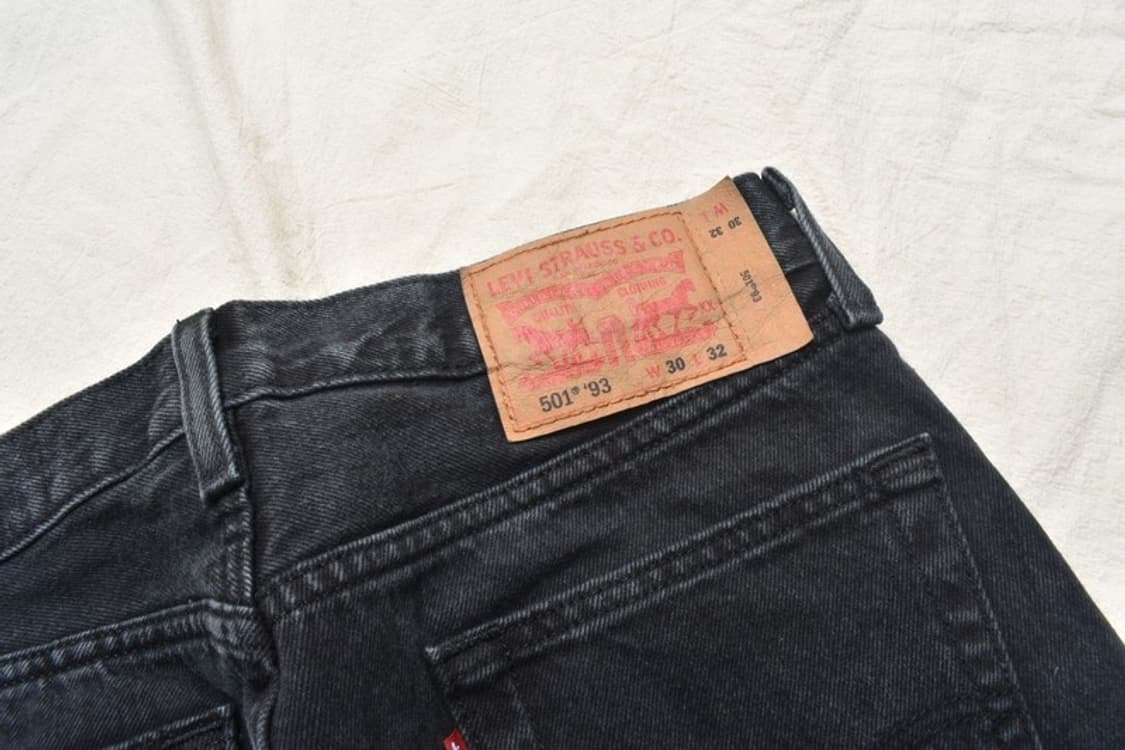 리바이스 501 청바지 데님팬츠 흑청 30 상품이미지4